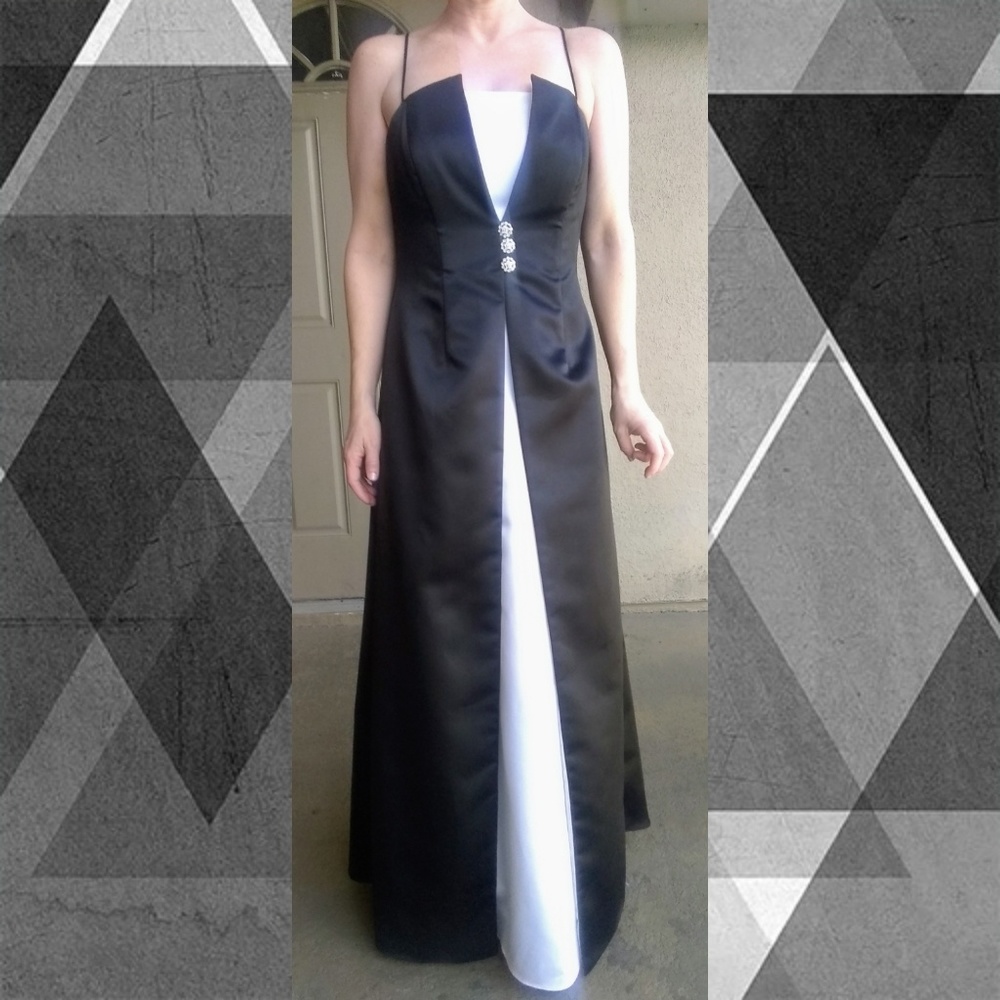 Oscar Ready A-line Tuxedo Gown